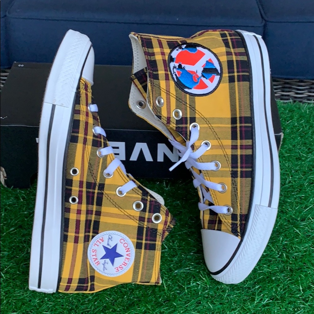 Converse CTAS Hi yellow/white/black MEN’s - Picture 6 of 16